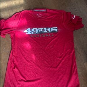 Nike Red 49ers Football Tee